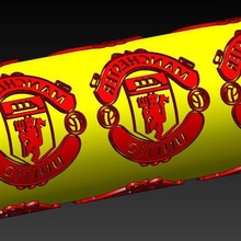 manchester united paint roller 3d print tool accessory 3d print model - Mito3D