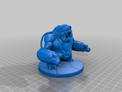 mancubus collectible collectible demon doom mancubus toy uzarran creatures  3d print model - Mito3D