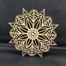 Mandala Wandgemälde Dekoration Zen Innere dekorieren Blume Zenitude 3d print model - Mito3D