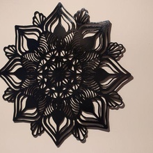 mandala decorazione origami casa bricolage 3d print model - Mito3D