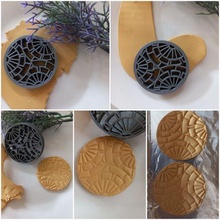 mandala 1 clay earring cutter jewelry cutters art earrings cookie 3d print model - Mito3D