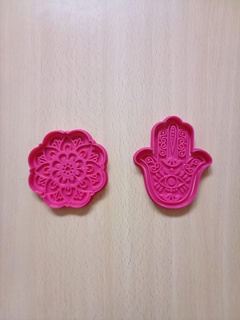 mandala biscuit coupeurs Accueil maison trousse pack Coupe moules biscuits joint tampon 3d print model - Mito3D