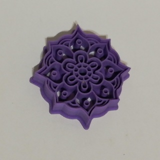 mandala cutter cut cookie dining kitchen tool cake biscuit baking cold porcelain fondant 3d print model - Mito3D