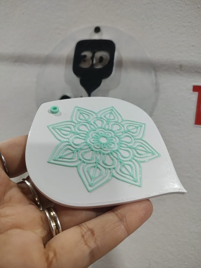 mandala tütsü kulp destek ev sahumerio gut 3d print model - Mito3D