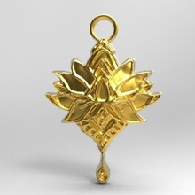 mandala pendant jewelry flower life fashion 3d print model - Mito3D