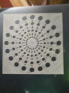 Mandala Vorlage Schablone Pointillismus Kunst Malerei 3d print model - Mito3D