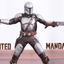 mandalorianas a arte star wars brinquedo 3d print model - Mito3D