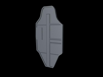 mandalorian beskar armor leg starwars command din grogu hottoys 3d print model - Mito3D