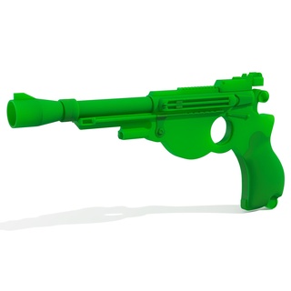mandaloriano blaster Estrela guerras Disney clã metal brinquedo lança rifle Sombrio sabre mochila jato capa 3d print model - Mito3D