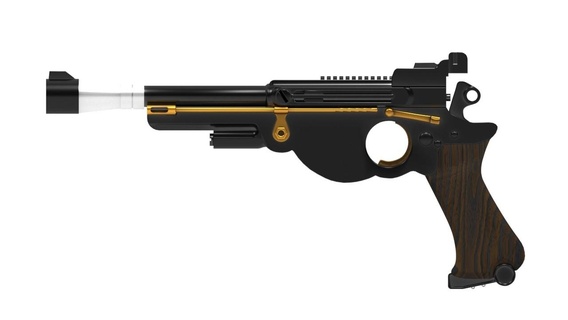 Mandalorianer Blaster ib 94 Laser Pistole Stütze Kunst Star Kriege scifi Jahreszeit Mando 3d print model - Mito3D
