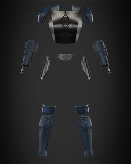 mandalorian bo-katan armor cosplay bo katan helmet star wars armour visor range finder clone rebels bokatan art 3d print model - Mito3D