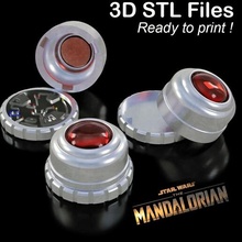 mandalorian bomb aka grav charge 3d print model - Mito3D