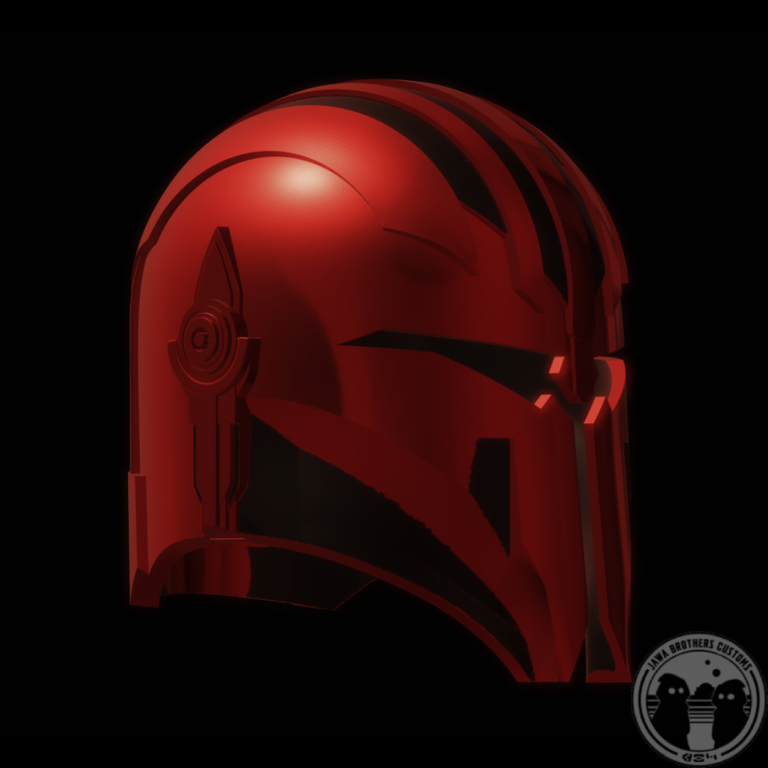 mandaloriano cardeal capacete cosplay balde personalizadas 3d impressão imprimível vestível 3D print model - Mito3D