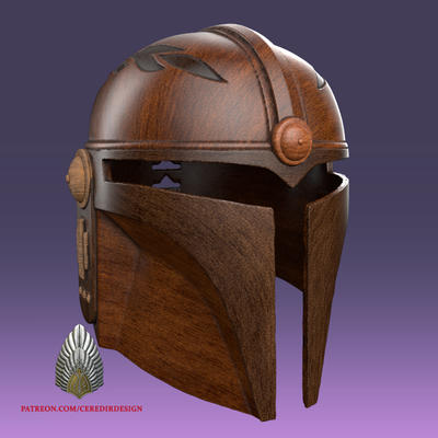 mandalorian centurion helmet 3d digital download sabine wren ahsoka hera syndulla bo katan 3d print model - Mito3D