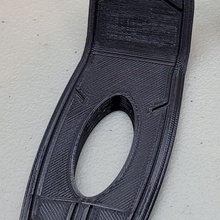 mandaloriano sabre escuro guarda solteiro peça 3d print model - Mito3D