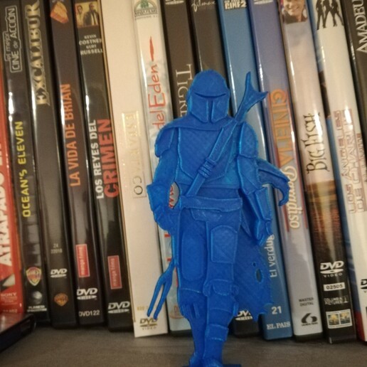 mandalorian figura stella guerre 3D print model - Mito3D