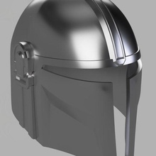 mandaloriano terra capacete jogos Estrela guerras 3d print model - Mito3D