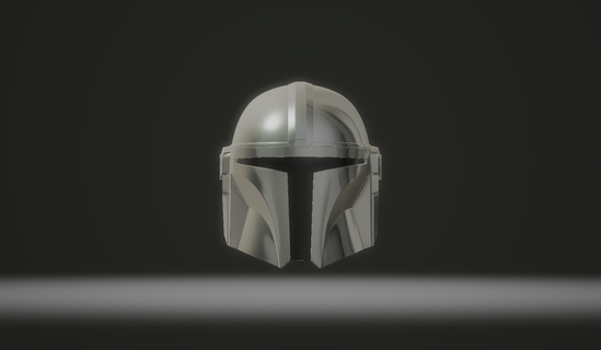 mandalorian helmet Art armorer 3d print model - Mito3D