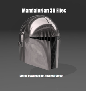 mandaloryalı kask 3d print model - Mito3D