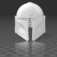 mandalorian casco arte stella guerre mandoliriano 3d print model - Mito3D