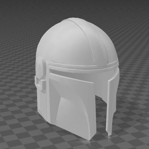 mandalorian helmet star wars 3D print model - Mito3D