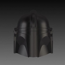mandalorianas casco art 3d print model - Mito3D