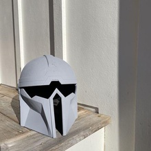 mandalorian helmet trojan star wars airsoft 3d print model - Mito3D