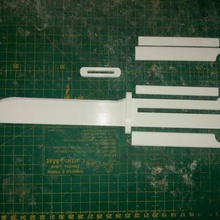 mandalorian knife tool star wars 3d printing 3d print model - Mito3D