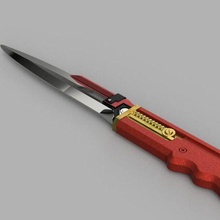 mandaloryalı canlı aksiyon konsept titreşimli bıçak 1 Sanat star savaşlar ağzı Kostüm oyunu destek 3d print model - Mito3D