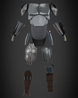 mandaloriano mando armaduras cosplay Estrela guerras cosplayer imprimível brinquedos Jedi beskar capacete aço sci fi mandalore arte varreduras réplicas 3d print model - Mito3D