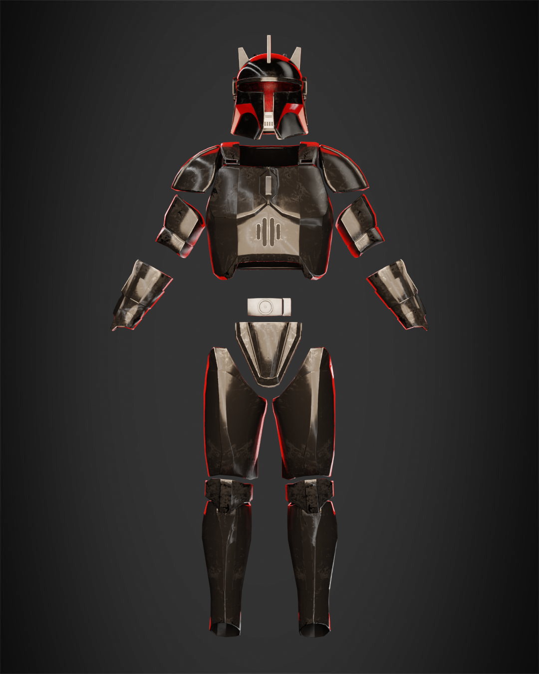 mandalorian moff gideon 3D model ・ Mito3D