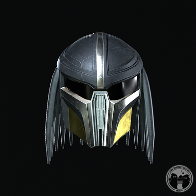 mandaloriano predador capacete mando conceito misture stl arquivo estrela guerras 3d print model - Mito3D