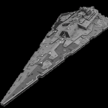 mandator ii class star dreadnaught game destroyer spaceship starwars wars vehicles 3d print model - Mito3D