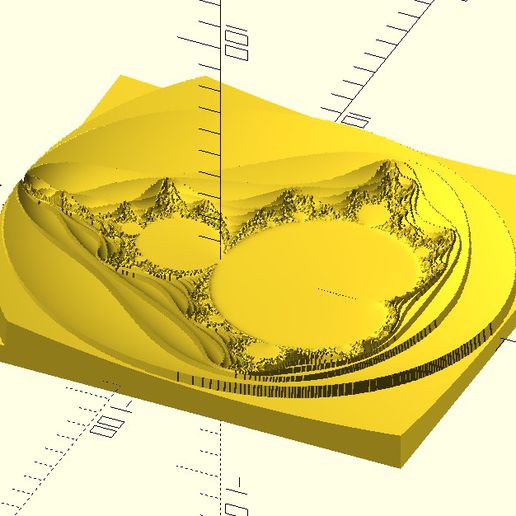 Mandelbrot Ayarlamak 3D print model - Mito3D