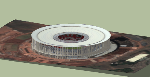 yele garrinça Ulusal stadyum mimari kullanım 2023 Futbol nfl nba mlb nhl Brezilya Brasilia 3d print model - Mito3D