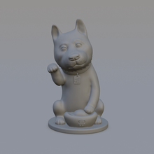 maneki chien art accessoires cadeau chanceux charme 3d print model - Mito3D