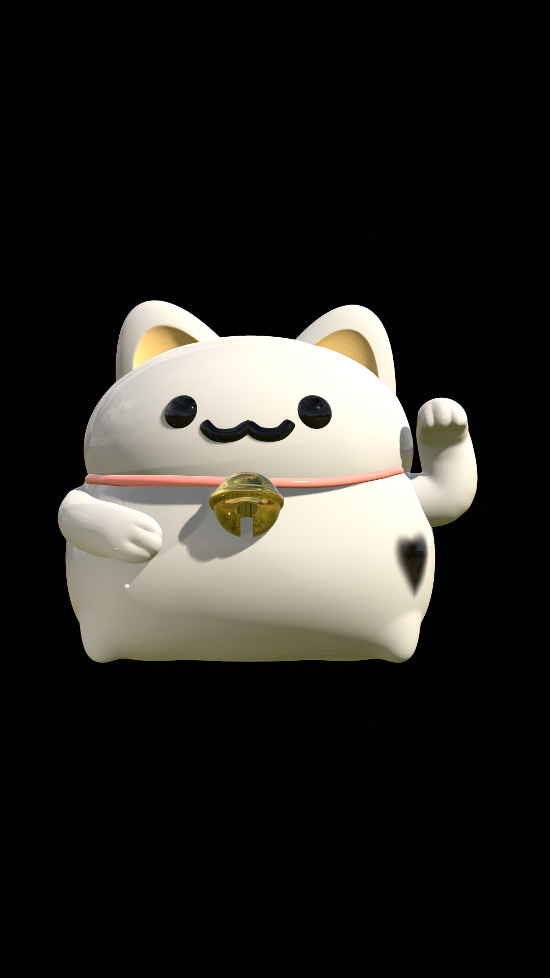 Maneki neko sorte gato 3D print model - Mito3D