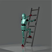 manequin rising scale art statuette humanoid 3d 3d print model - Mito3D