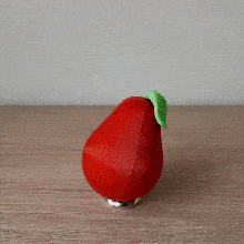 mango - hopper hoopermodchallenge fruit toy spinning 3d print model - Mito3D