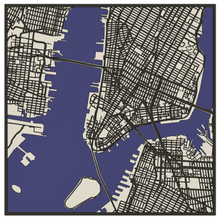 las calles de manhattan art mapa calle nueva york 3d print model - Mito3D
