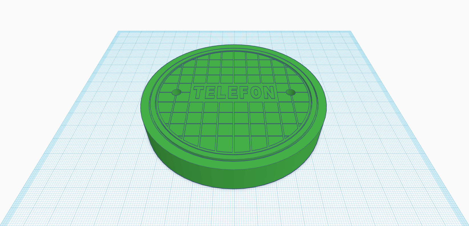 menhol örtmek kılıf telefon 1 8 ölçek bakım delik madeni para 3D print model - Mito3D