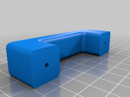 maniglia semplice maniglie domestico forniture 3d print model - Mito3D