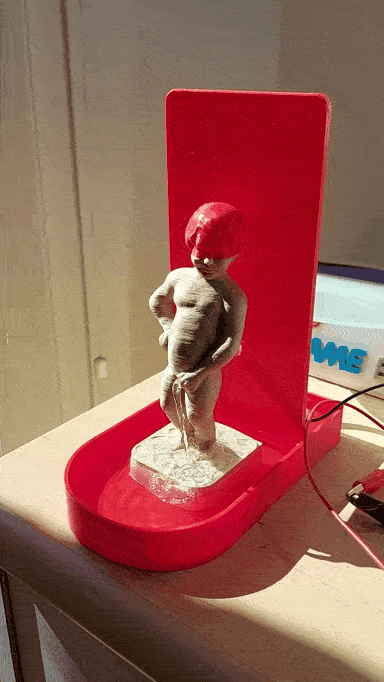 Manken işemek Brüksel dekorasyon kaynak Belçika 3D print model - Mito3D