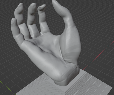 manos sculpture 3d print model - Mito3D
