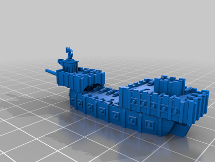 manthing eaglecannonhqship sea war altar mod2 man mow games game 3d print model - Mito3D