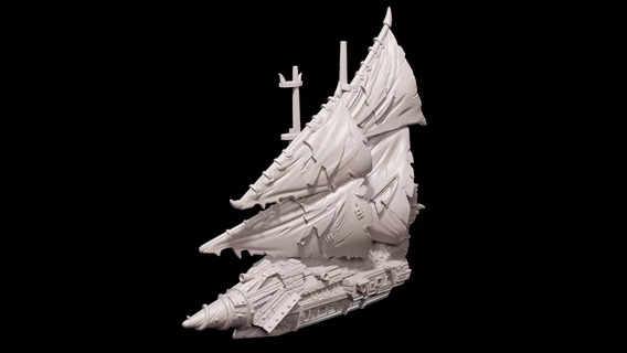 mantıklı oyunlar Armada ork kan kaçakçısı 3d print model - Mito3D