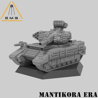 mantikora era scifi space tabletop wargame tank vehicle 6mm american mecha battletech 3d print model - Mito3D