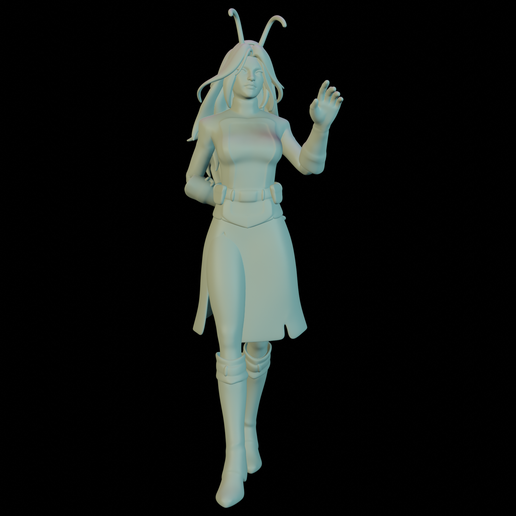 mante merveille figure 3D print model - Mito3D