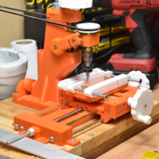 Manuel fraisage machine essuyer outil outils 3D print model - Mito3D