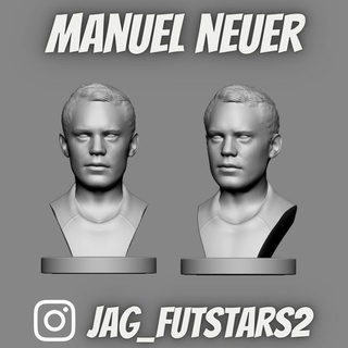manuel neuer Fußball Büste Spiel Futbol Futebol fussball Deutschland Bayern schalke 04 3d print model - Mito3D